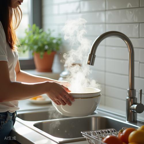 将冲烫的水温从70℃升至100℃,阴离子合成洗涤剂检出率降低8%.今年